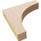 Ekena Millwork 2"W x 10"D x 10"H Thin Stockport Rough Cedar Woodgrain TimberThane Corbel, Primed Tan CORUR02X10X10STORCPR - alternate 6